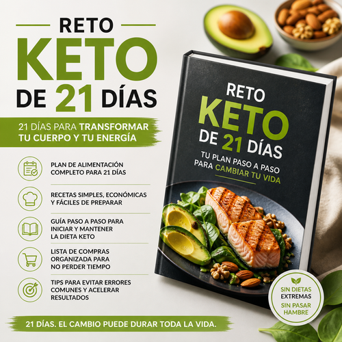 Reto KETO de 21 días: cómo bajar de peso rápido y de forma saludable